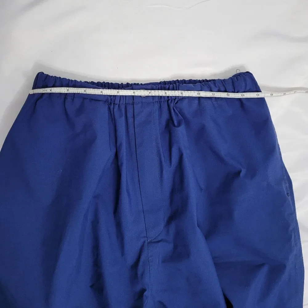 VINTAGE 80s blue gore-tex waterproof golf pants XL‎
